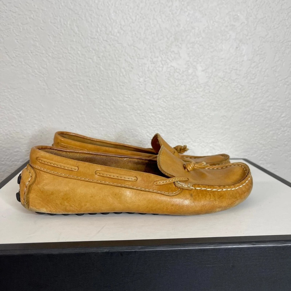 Mercanti Fiorentini MF-3200 Brown Leather Driving Moccasin Loafer Women's 6 B